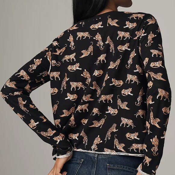 Anthropologie Cotton Tiger Top - Picture 2 of 4